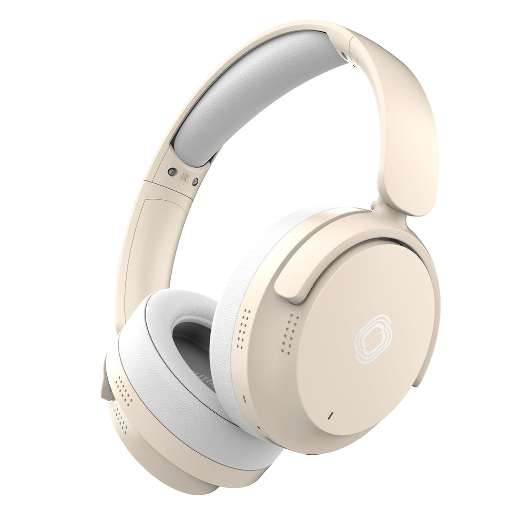 Wireless Over Ear Headphones Noise Cancelling Headphones Bluetooth Headphones with Microphone HiFi Stereo Foldable Lightweight Headset 30h Playtime Deep Bass for Home Office Travel Cellphone PC